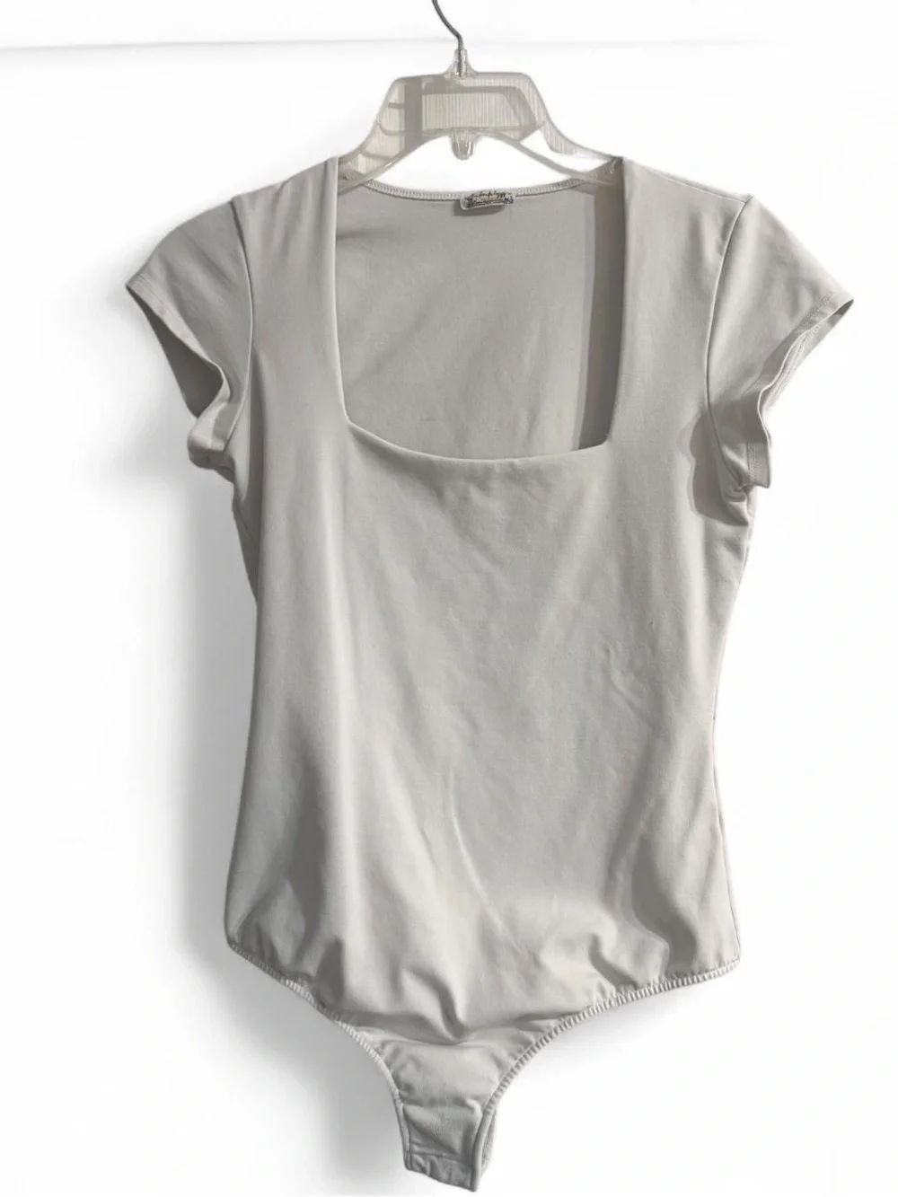 Free People Intimately - White Square Neck Bodysuit
